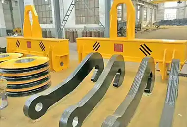 50 ton ladle hook or the J hook beam spreader for ladle handling 
