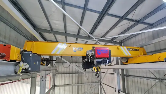 European type single girder hoist crane 