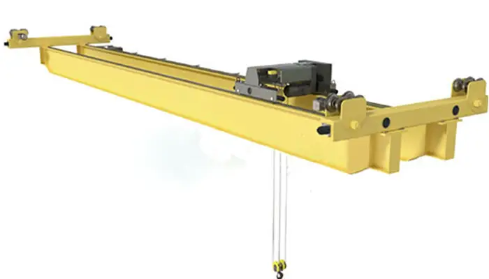 Under running double girder overhead travelling crane