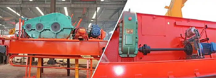 Chinese type open winch trolley