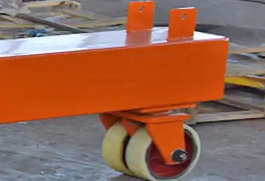 bottom beam or ground beam of the steel gantry crane 