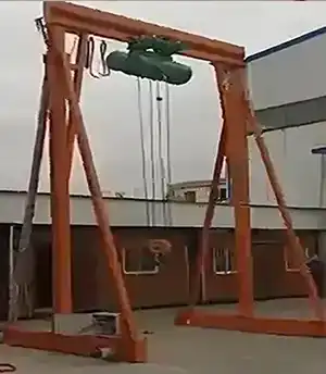 10 ton electric steel gantry crane 