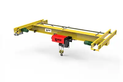 Single girder underhung overhead crane with European style with capacity of 1 ton, 2 ton, 3 ton, 5 ton, 10 ton