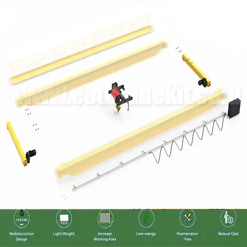 15-Ton Overhead Crane Kit (Without Main Girder), Save Your Crane Cost & Shipping Cost