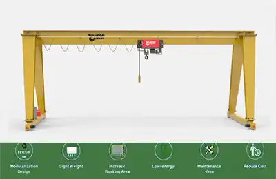 Gantry-Style Engine Room Crane