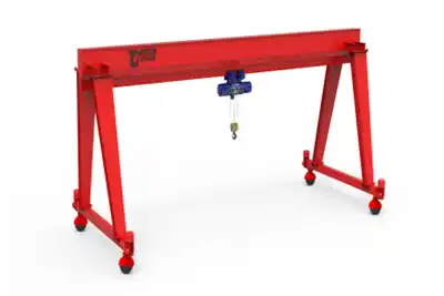 Rubber tyred gantry crane 20 ton with single girder design