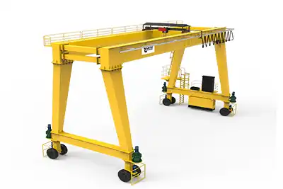 20 ton gantry crane with A frame gantry crane and rubber tyred wheels