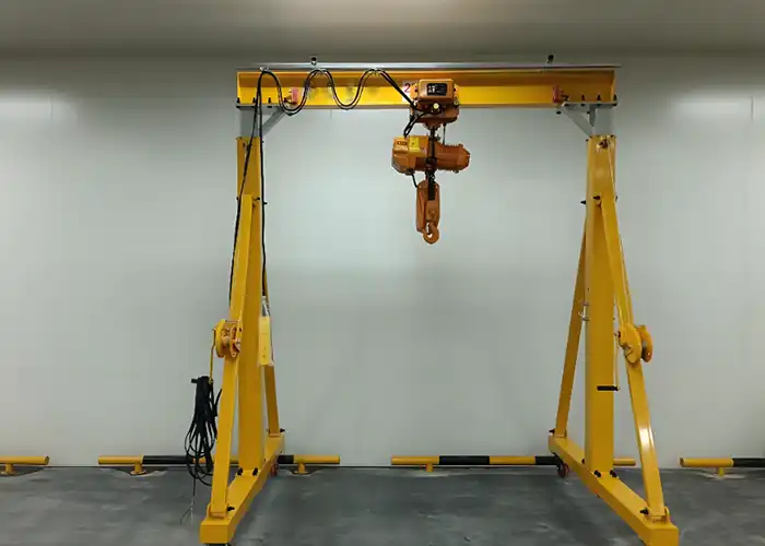 Winch Type Adjustable Height Gantry Crane 