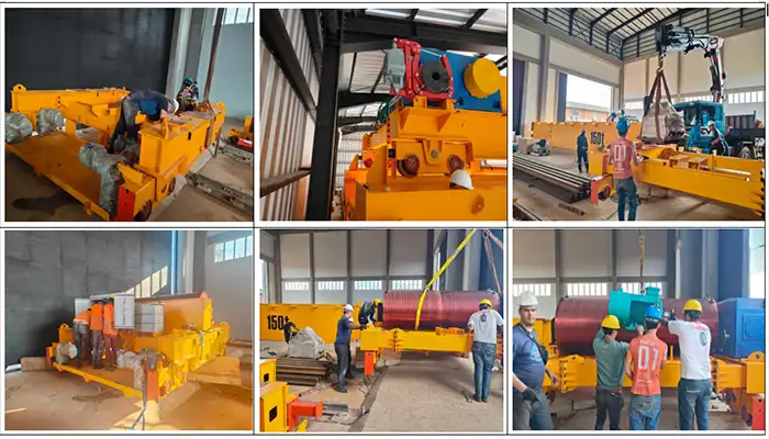 open winch trolley assembly of heavy duty open winch trolley overhead crane 