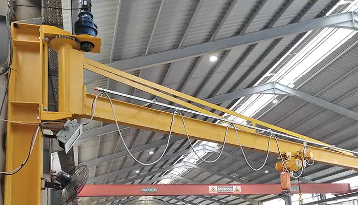 rotating wall mounted jib crane 