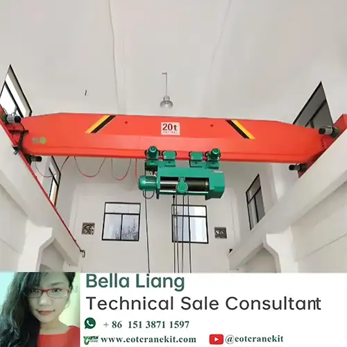 20 Ton Material Handling Overhead Crane Systems for Industrial Projects