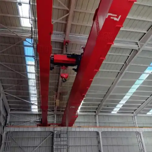32 ton overhead crane with low headroom hoist trolley for steel coil handling 