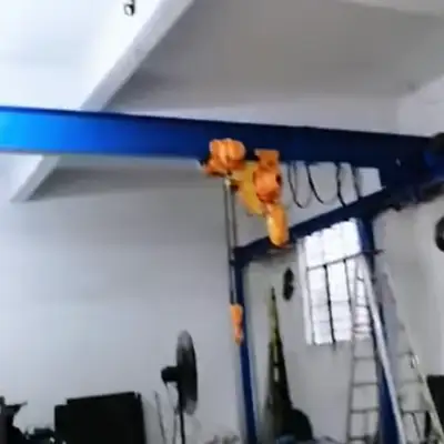 2 Ton Low Headroom Free Standing Bridge Crane with Electric Chain Hoist