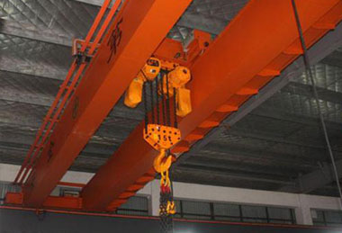 Electric chain hoist crane, double girder overhead crane design Electric chain hoist crane, double girder overhead crane design