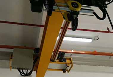  > European Standard Suspension series of single girder overhead travelling cranes