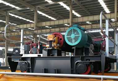  Open winch with European style design double girder overhead travelling crane