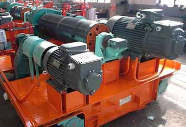  Open winch with Chinese traditional design double girder overhead travelling crane