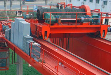 Open winch with Chinese traditional design double girder goliath crane
