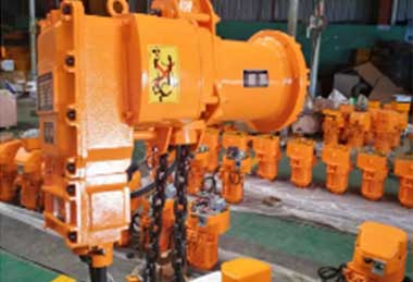 Explosion proof electric chain hoist
