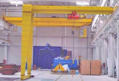 single leg indoor gantry crane for sale 