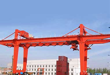 U frame double girder goliath crane