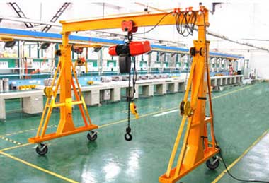 Single girder gantry crane