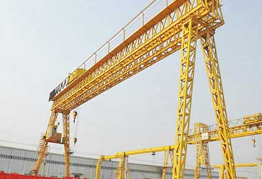 Truss girder double beam gantry crane 