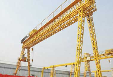 Double girder gantry crane 