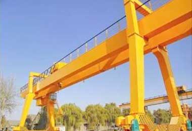 Double girder gantry crane 