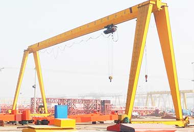 Single girder hoist gantry crane, single girder hoist crane - Overhead  Travelling Crane