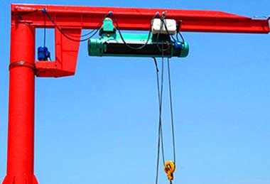Customized pillar jib crane with process cantilever design- Free standing jib cranes for sale