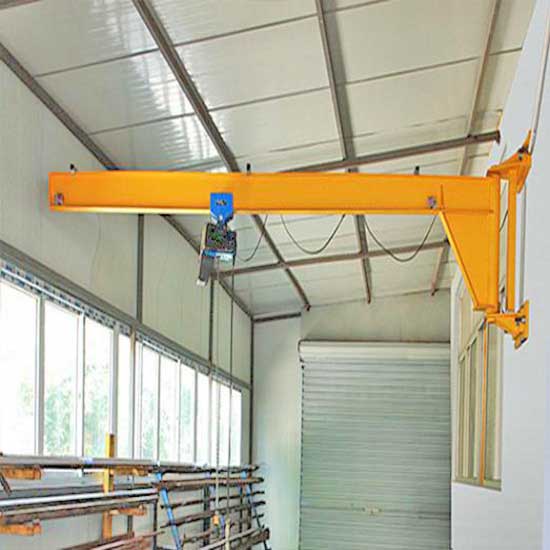 Wall jib cranes