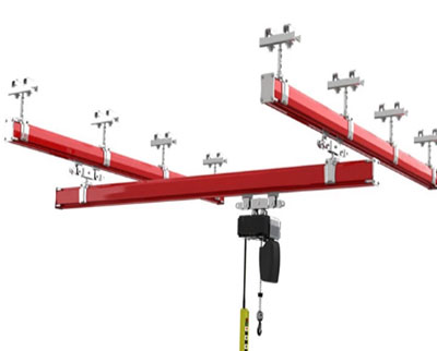 kbk rail single girder ceiling mounted crane