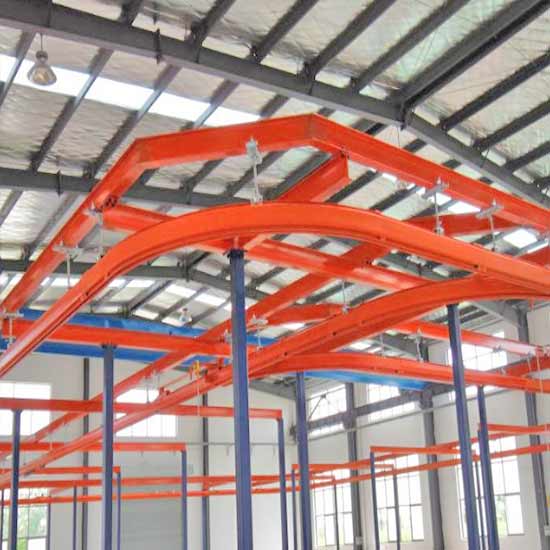 Monorail kbk light crane system 