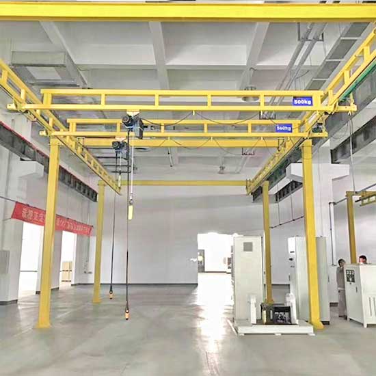 KBK Rigid Rail Workstation Crane System 