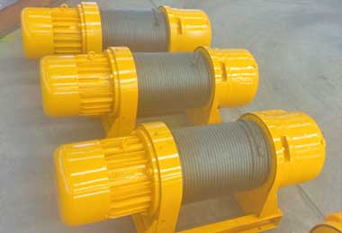 Planetary winch of electric winches series