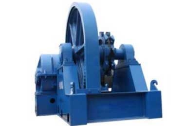 Friction winch of electric winch series