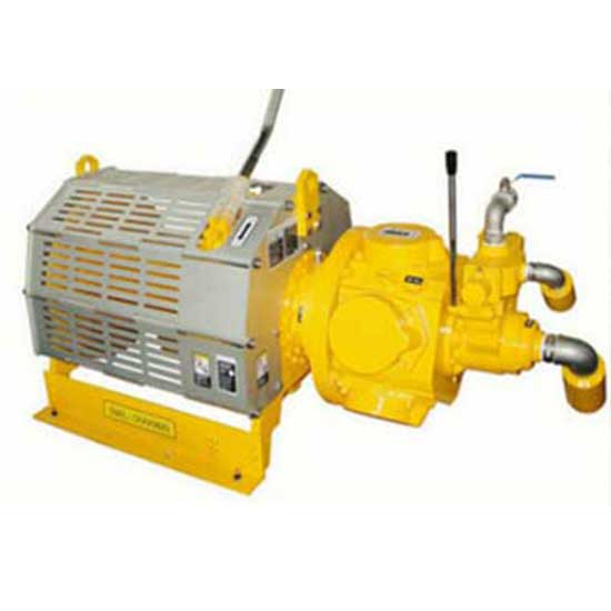 Piston air winch, piston air motor powered winch 