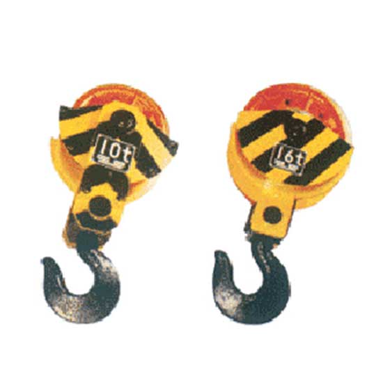Hoist hook, crane hook block & hook pulley group