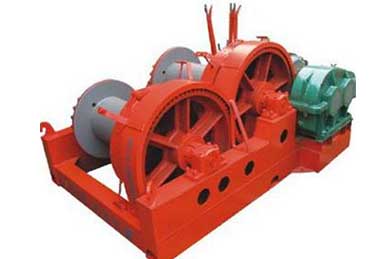 Friction winch of electric winch series