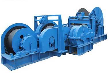 Friction winch of electric winch series