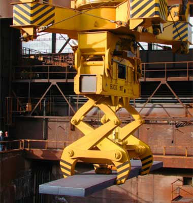 Crane tong for sale Slab tong lifting devices