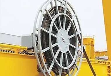 Crane cable reel: Spring cable reel & Motorized cable reel