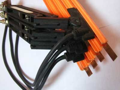 Seamless crane busbar, crane busbar system