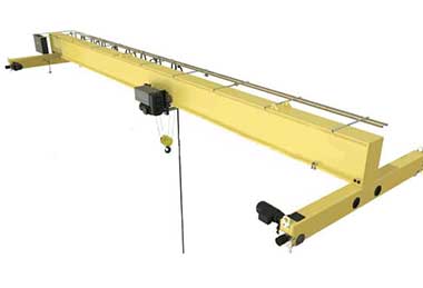 Top running single girder overhead crane 3d model