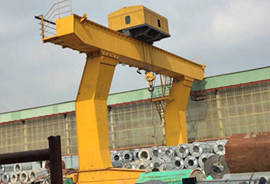 gantry crane with hook for steel coil handling