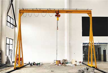 Rail A frame gantry crane - small gantry crane3~10ton
