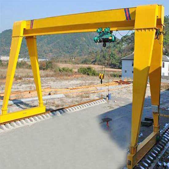 A frame crane: Fixed A frame gantry & Mobile A frame crane