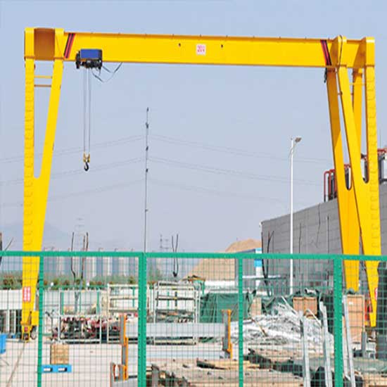 European style single girder gantry, economical hoist cranes solution 