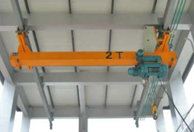 2 ton underrunning single girder overhead crane